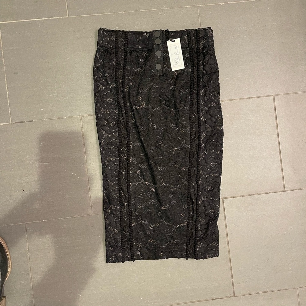 Byron Lars In Earnest lace stretch skirt size 4 - $225